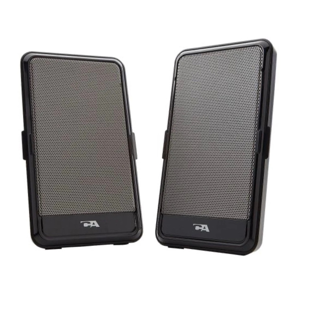 Cyber Acoustics CA-2988 USB Portable 2-Piece Speaker System USB black VTG